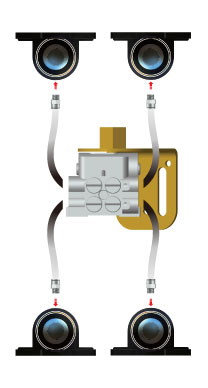 Electromechanical Products using a divider block ( up to 8 points )